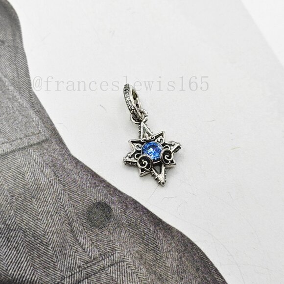 Pandora Cinderella Blue Star Pendant - Picture 4 of 4